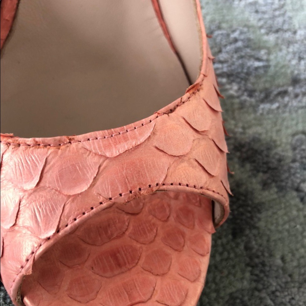 Beautifully Made Python Height Heels Italian Shoes - image 5